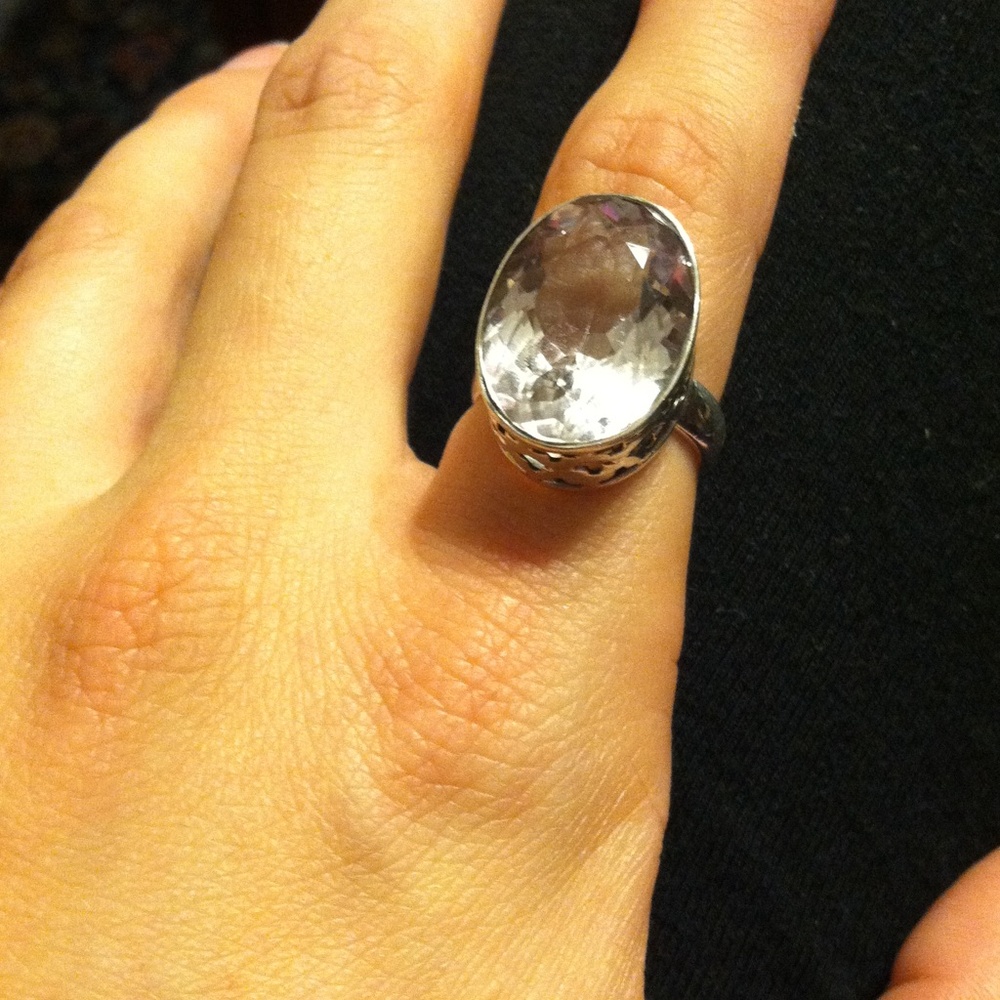 Gorgeous amethyst quartz ring!